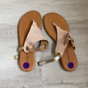 Tan sandals